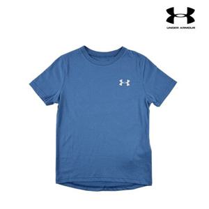 [언더아머키즈] 언더아머키즈 라운드 반팔 티셔츠(1329097_BL)