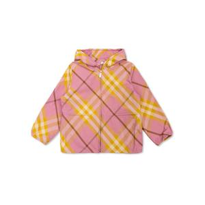 24FW 여성 빈티지 체크 후드자켓 핑크 8088730
