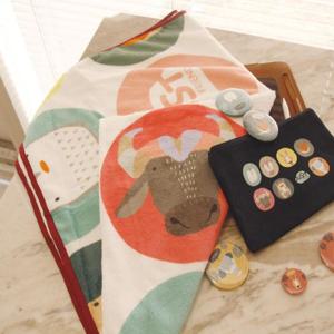 패션 새 학기 패션소품 캐릭터 극세사 저프 무릎담요 2종