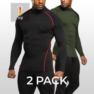 [GS특가] 테슬라 기모 터틀넥 골프웨어 티셔츠 2팩 TM-YUT22