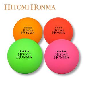 (전 색상 재입고)히토미 혼마 비비드 네온 4피스 파크골프공