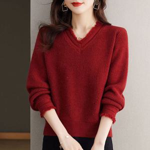 [몽벨리즈]로드니수술브이넥니트 mde2301629