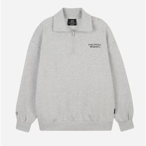 [클라이드]남성 2컬러 바스키아 반집업 맨투맨 티셔츠 (FODTS487M)