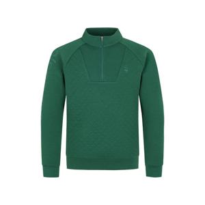 [까스텔바작] 남성 조직감 모크넥 반집업 긴팔 티셔츠_BGDWTL207GR