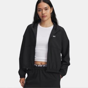 [언더아머(백)]여성 스포츠 우븐 바람막이 라이벌 윈드브레이커 집업 자켓 6004849-005