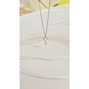 로이드 14K 플러워 키 탄생석 목걸이 LNT17113T