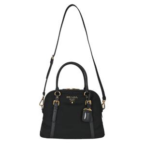 [프라다]포코노 로고 라운드 투웨이 토트백(블랙골드)1BB013-ZMY-F0002