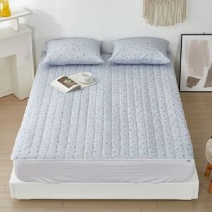 극세사이불 J리빙 세미마이크로 온열온수매트커버 Q스틸블루