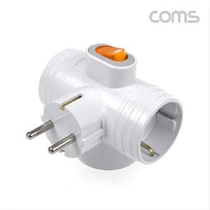 멀티탭 3구 접지 콘센트 16A 250V- 대한 T자형 P2108