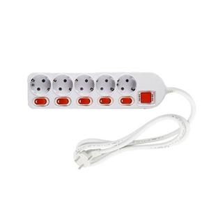신성전기 국산 개별 5구 3미터 멀티탭(16A)