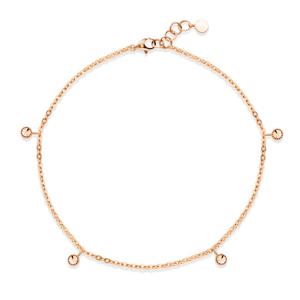 [비앤비골드] 14K 컷팅볼 딸랑이 함마링체인 발찌 NPA40215