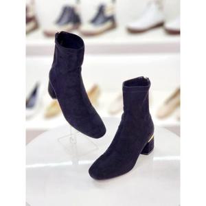 세레스 세이브존03 [클리어런스] 여성 델리슈 스웨이드 삭스 스판 앵클부츠 (5cm) AGCR99429SA-N