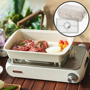 코베아구이바다 세라믹 아이보리 휴대용 가스 버너 Y_KECP9GS-04