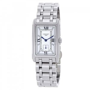 론진 돌체 비타 쿼츠 실버 다이알 여성용 시계 L5.512.4.75.6