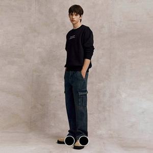 [지오다노] 114949 겨울 기모 와이드 카고 데님 팬츠 01114949