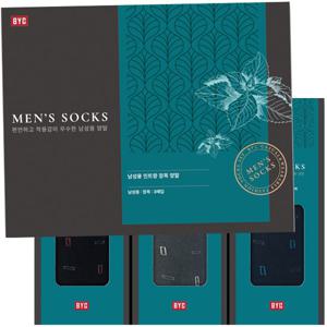 BYC민트박하향가공신사장목양말3켤레포장SMS1123