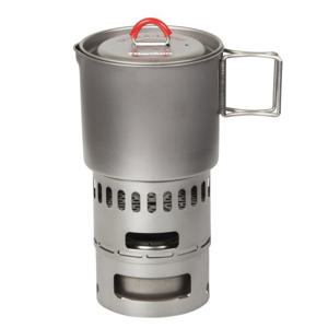 Evernew (EVERNEW) 티타늄 머그팟 500 스토브 세트 RED ECA268R