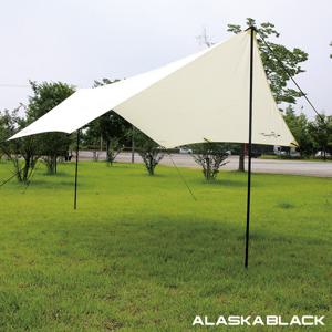 알래스카블랙 팝콘 미니 헥사 타프 차박 그늘막