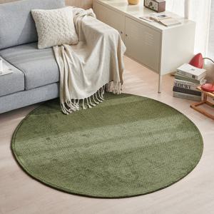 이솔홈 컴팩트 극세사 원형 카페트 러그 150x150