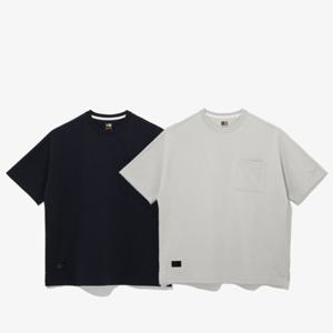 뉴에라 [블랙라벨] 오버핏 반팔 티셔츠 AP 13781209   13781210