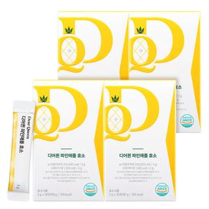 디어퀸 파인애플 효소 30포x4박스/4개월