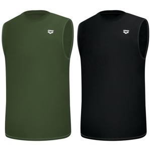 [아레나]퍼시픽 레저 슬리브리스 래쉬가드 A4BM1PR01-JD