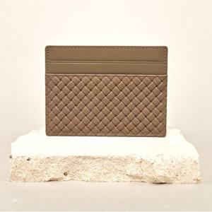 [베노베로] (BKF1ACP5281I1) 매쉬 가죽 카드지갑 베이지