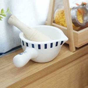 작지만 강한 도자기 마린 미니 절구 겸 깨갈이