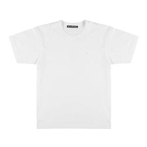 아크네스튜디오 CL0290 OPTIC WHITE 마이크로 패치 공용 반팔티