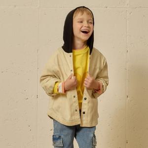 [래핑차일드]스마일 면 후드자켓 (84A29-120-30)