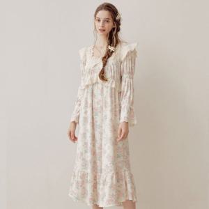 바풀 LL44077-31 여성잠옷 스판 파자마 원피스 잠옷 홈드레스