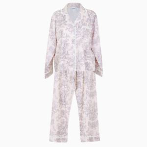 바풀 LL44081-31 여성잠옷 모달코튼 파자마 카라 투피스 잠옷 상