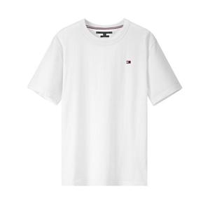 [타미힐피거 주니어]타미힐피거 코어 스트레치 코튼 반팔티 화이트 867896625-100