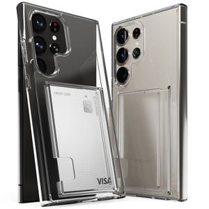 신지모루 갤럭시 S24 울트라 에어클로 카드 플러스 투명 케이스