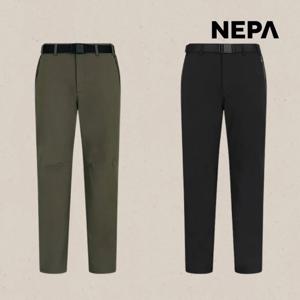 네파 남성 겨울 기모팬츠 허리밴딩 방풍 등산 아웃도어 일자바지 7J71605