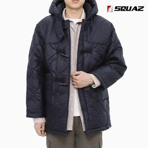 [스콰즈]스콰즈 남성 점퍼 후드패딩 퀄팅 떡볶이코트 STTE002