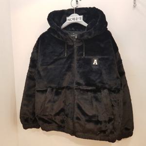 [소이]블랙 밍크 패딩 후드 점퍼 23w0160bk 여아/주니어 겨울신상품 50세일