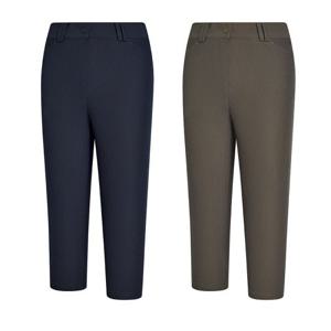 콜핑 스판 스트라이프 나일론 여자 여름 7부 등산바지