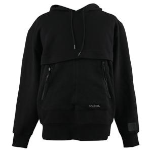 CP컴퍼니 로고 패치 후드 티셔츠 13CMSS004A 005086W 999