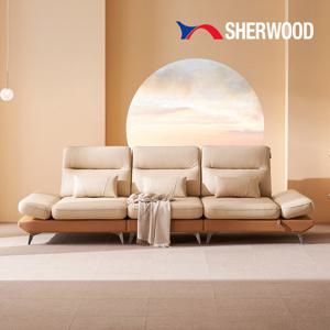 드벨리 3.5인용 이태리 천연통가죽 기능성 스윙 소파