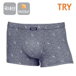 TRY 모달 위버 남성 속옷 남자 드로즈팬티 속옷(회색)