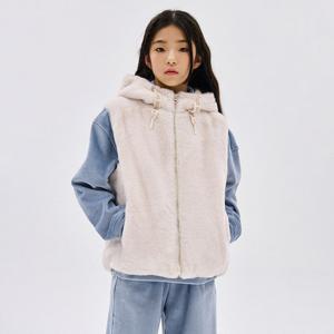 [오션스카이] 여아 밍크 퍼 후드 베스트-DFJG7374D0M