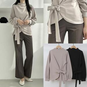 위쉬몰 SM 밀크사이드리본반폴라티(T076H410) 빅사이즈