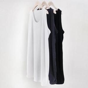 빅사이즈여성의류  0013RL 베이직 롱 나시 티 WX 여자 큰옷