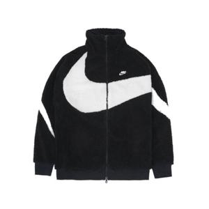 공용 나이키 빅 스우시 풀 집 자켓 블랙 세일 BQ6546-011