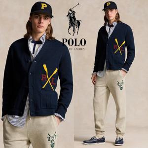 폴로 랄프로렌 17230986 남자 바시티 코튼 가디건