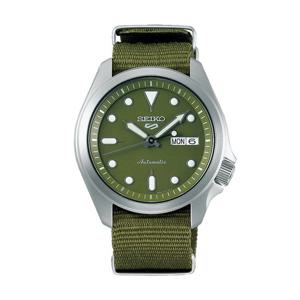 세이코 남성 남자 그린 실버 오토매틱 나토시계 SRPE65K1