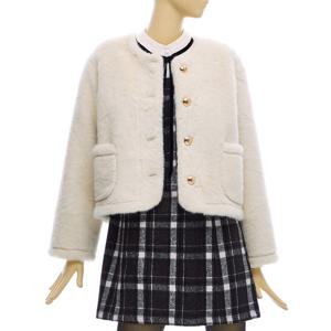 FOCUS  금장버튼에코퍼라운드넥자켓 PBBF4W1JK1101