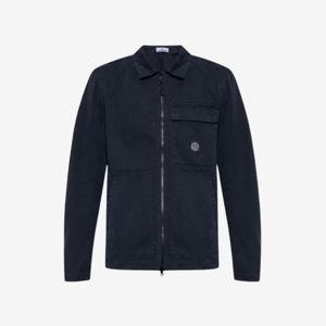 스톤아일랜드 올드이펙트 오버셔츠 네이비 남성 811511501 V0120