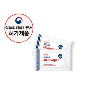 의약외품 메디와이퍼 손소독티슈(10매) x 50개 휴대용